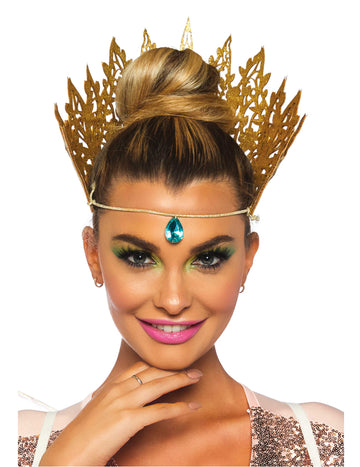 Sexy Golden Queen Crown Woman