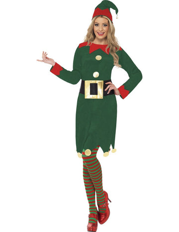 Green Elf Costume Woman Christmas