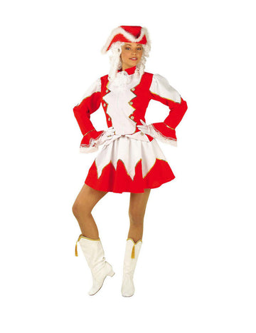 Red Majorette Costume Woman