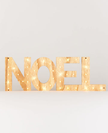 Dekorace Light Letters Vánoce 41 LED 44 cm