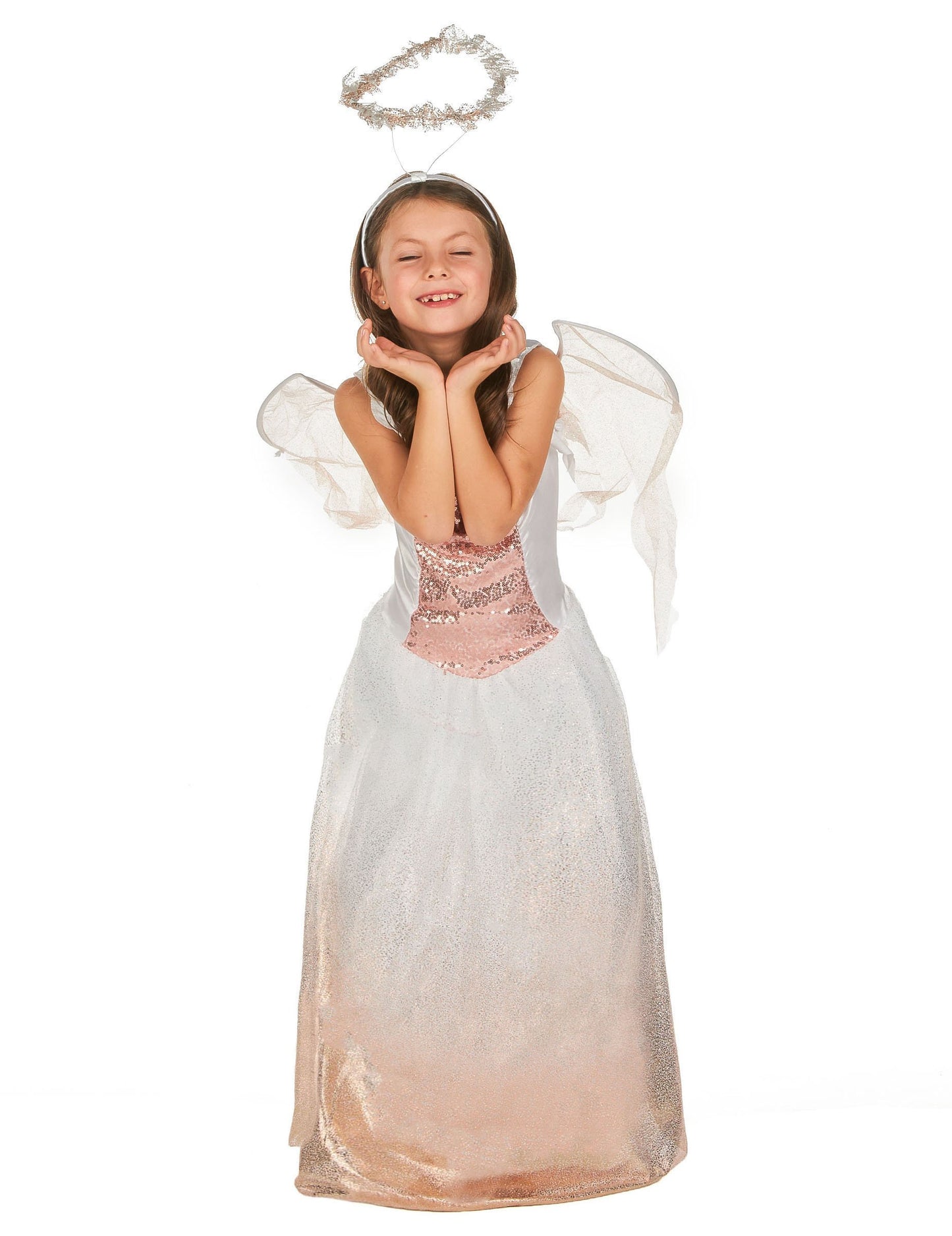 Rose Gold Girl Angel Costume