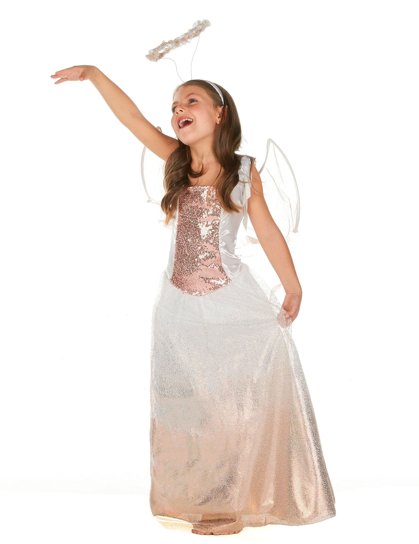 Rose Gold Girl Angel Costume