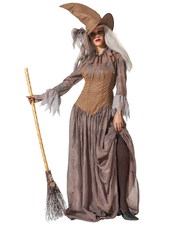 Maskoval s kloboukem Witch Witch Brown Women