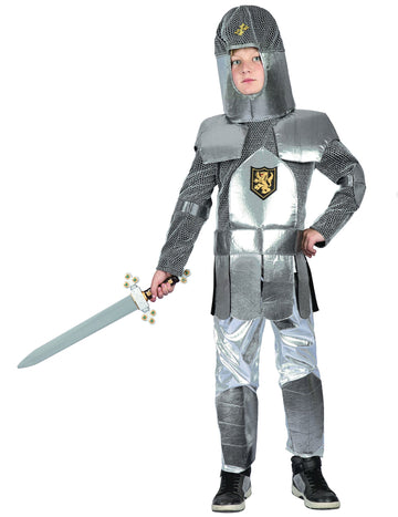 Středověký rytíř přestrojení v Boy Armor