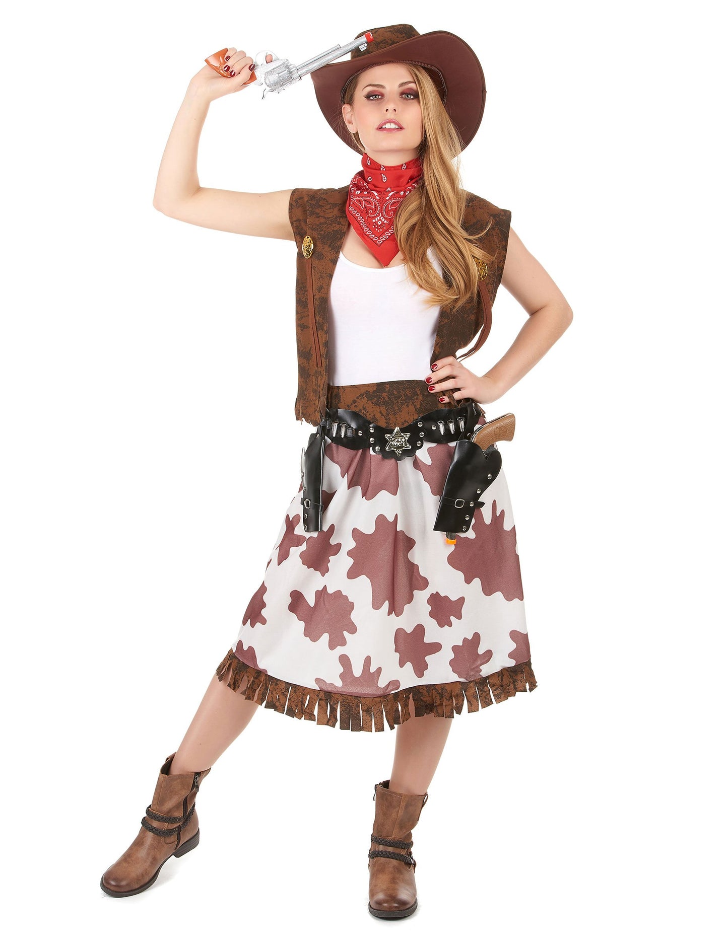 Klasický kostým ženských cowgirl