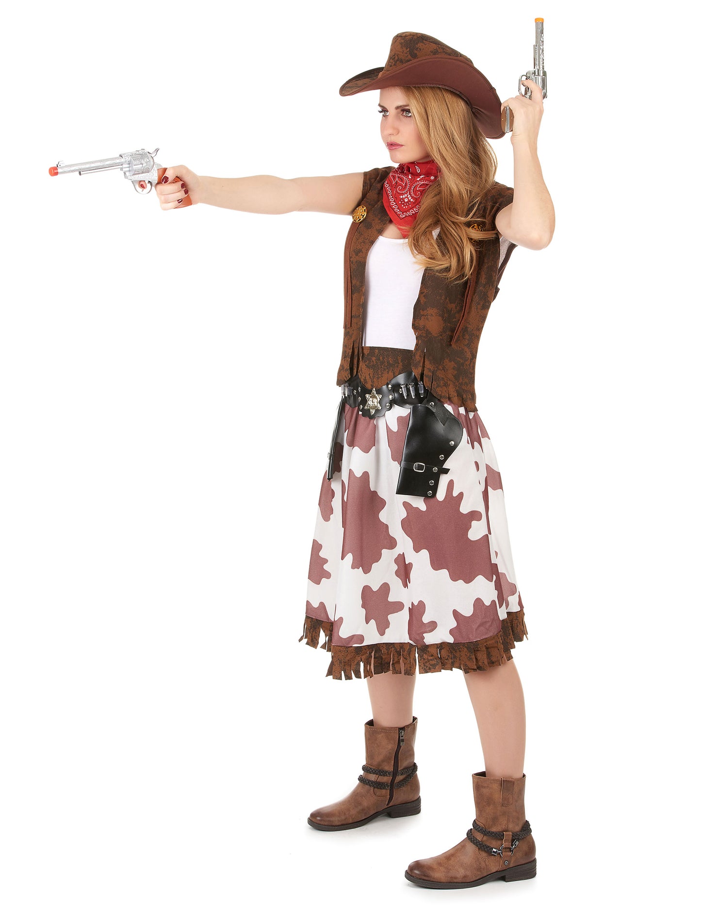 Klasický kostým ženských cowgirl