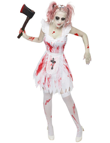 Žena čestné zombie ženy Halloween