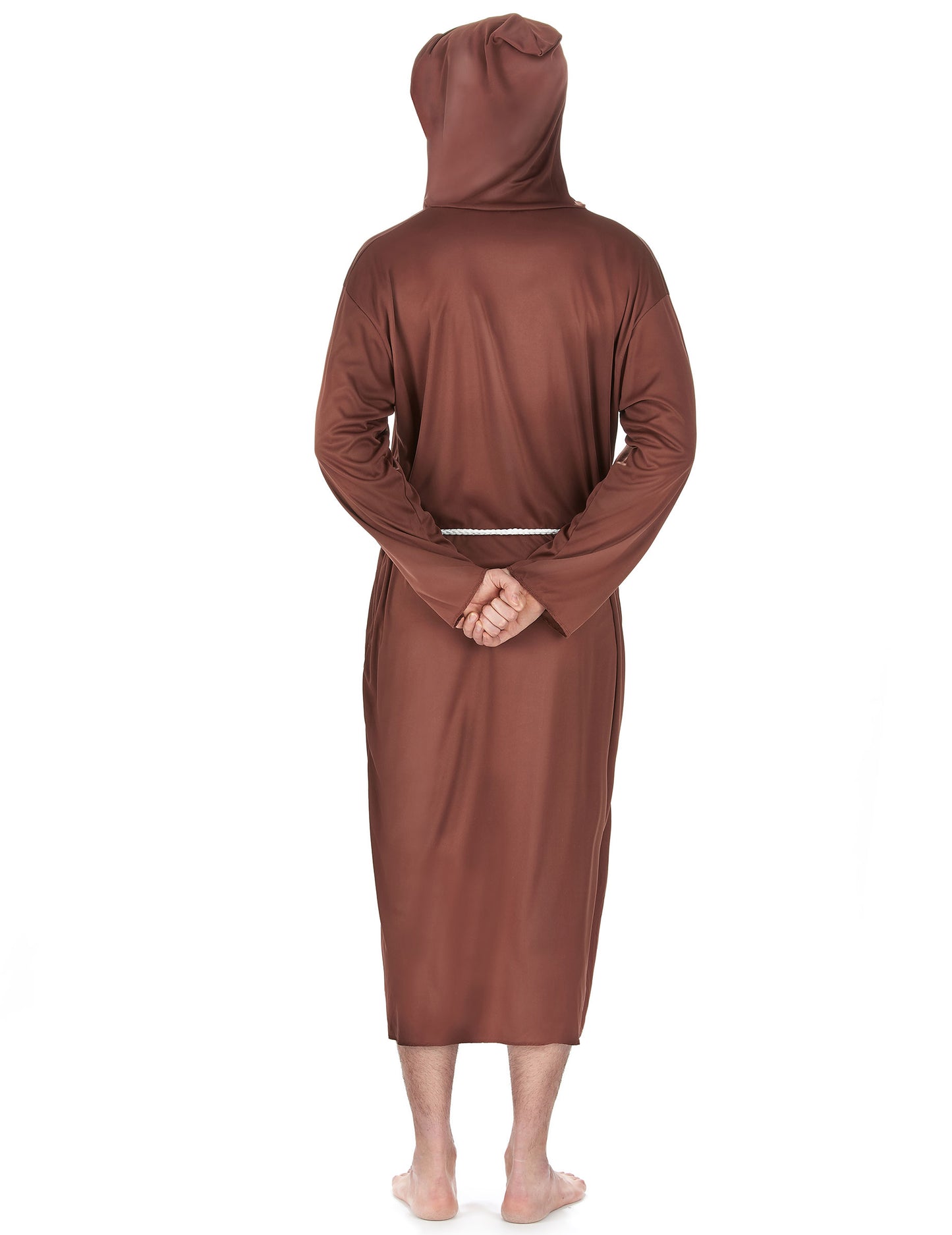 Clear Brown Monk Costume velký velikost člověka