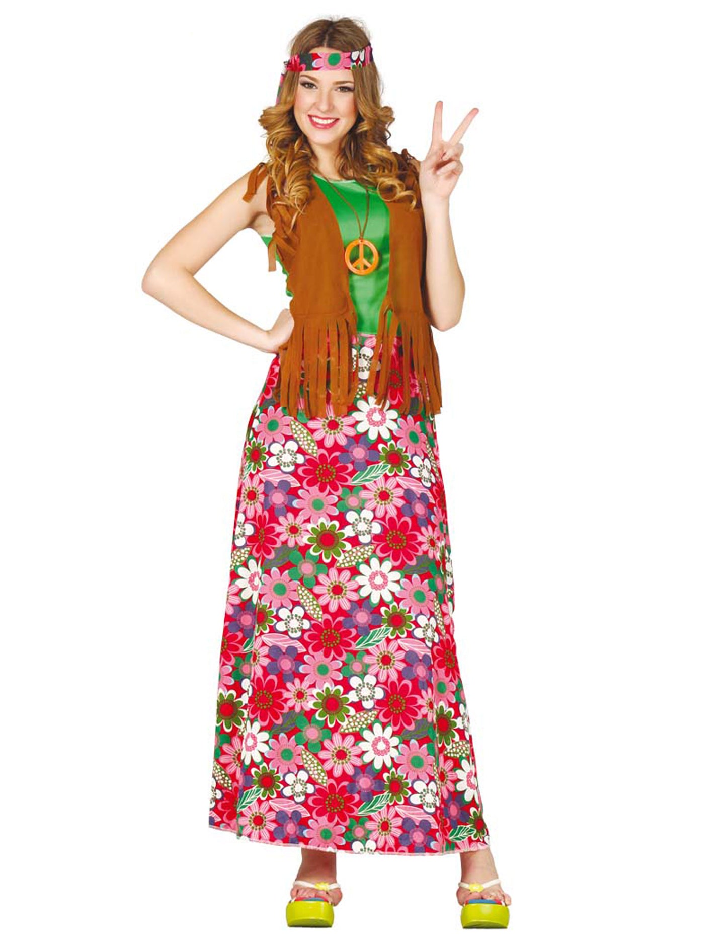 Happy Hippie Woman Costume