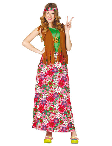 Happy Hippie Woman Costume