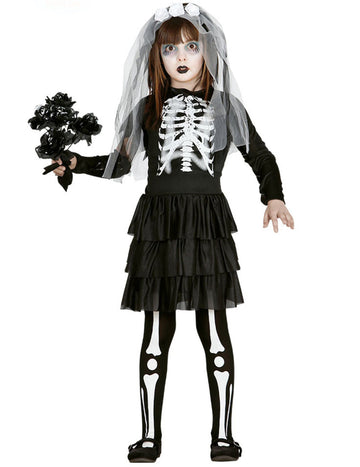 Skeleton Girl ženatý kostým