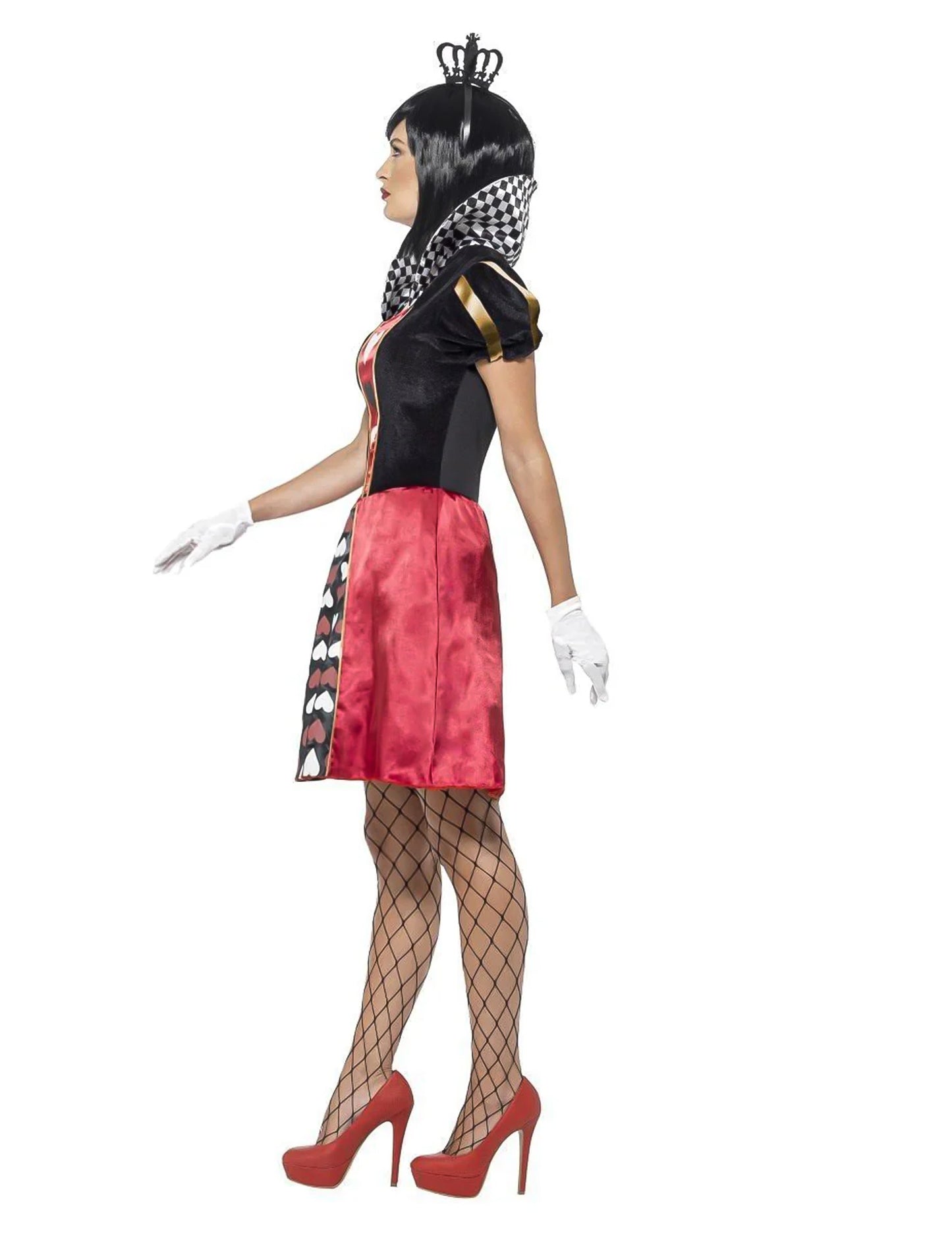 Slečno Queen Costume for Women's Heart Cards