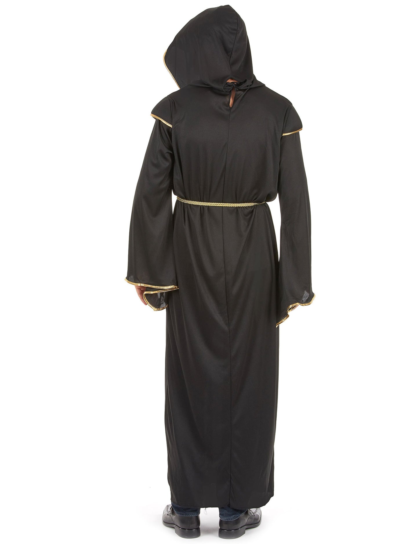 Black and Golden Monk Costume Man