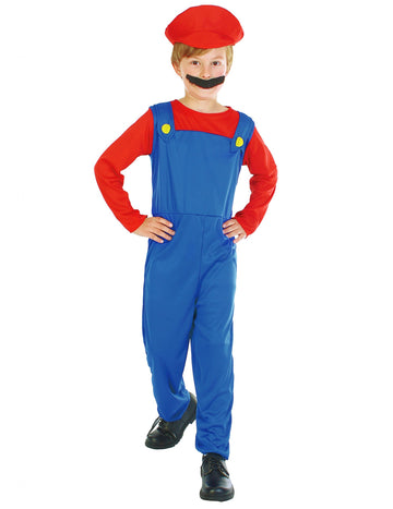 Instalatér Red and Blue Boy Costume