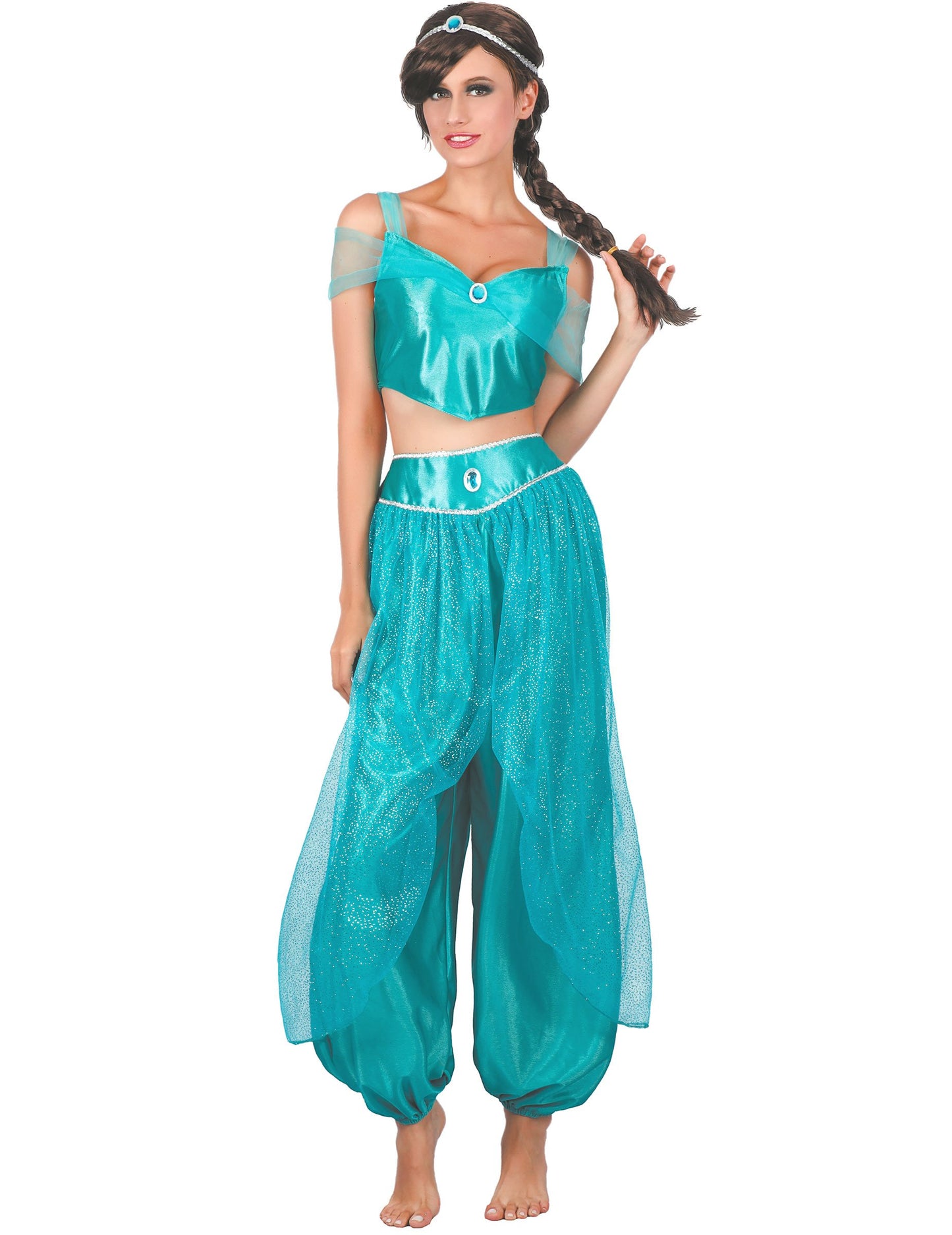 Blue Arab Princess Costume Woman