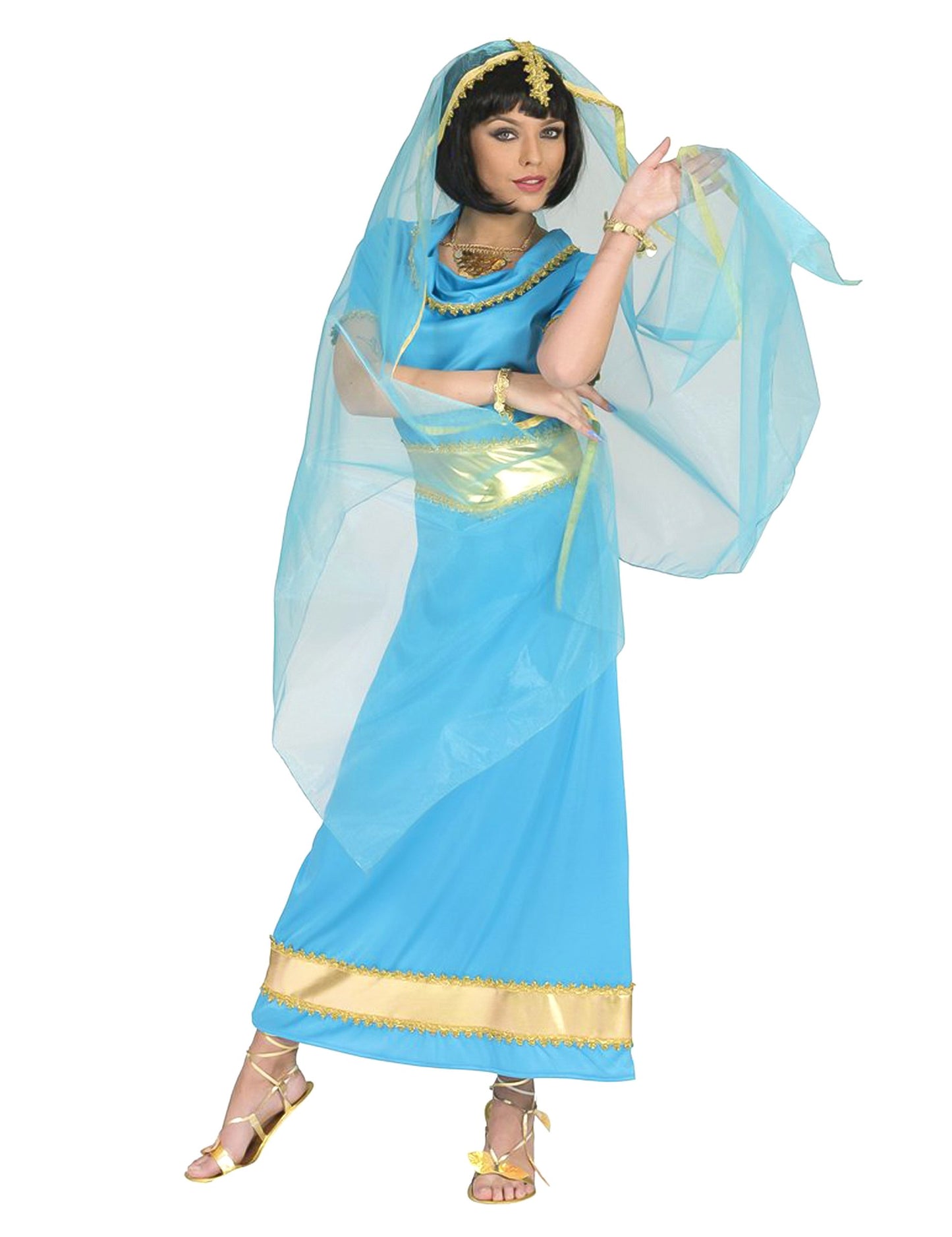 Blue Bollywood Princess Costume Woman