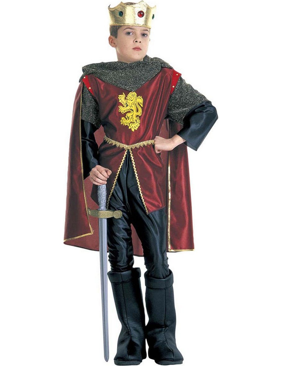 Král King Knight Boy Costume