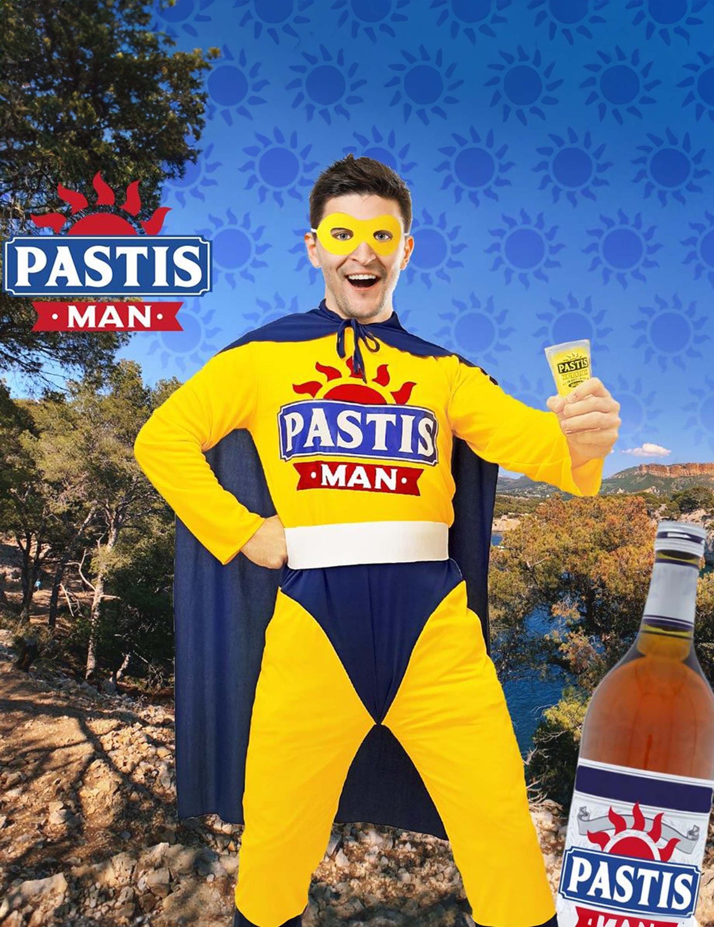 Super pastis mužský kostým