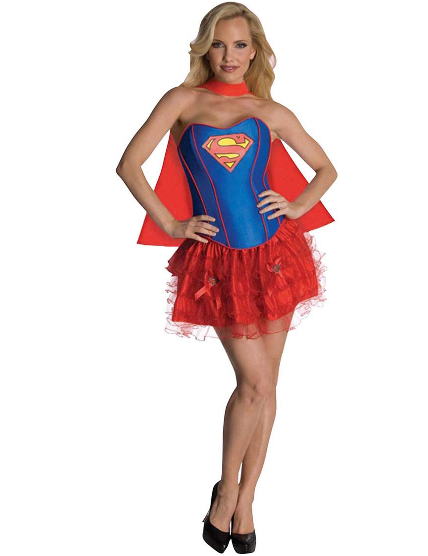 Sexy žena supergirl přestrojení