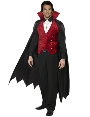 Upírský kostým s Halloween Man Cape