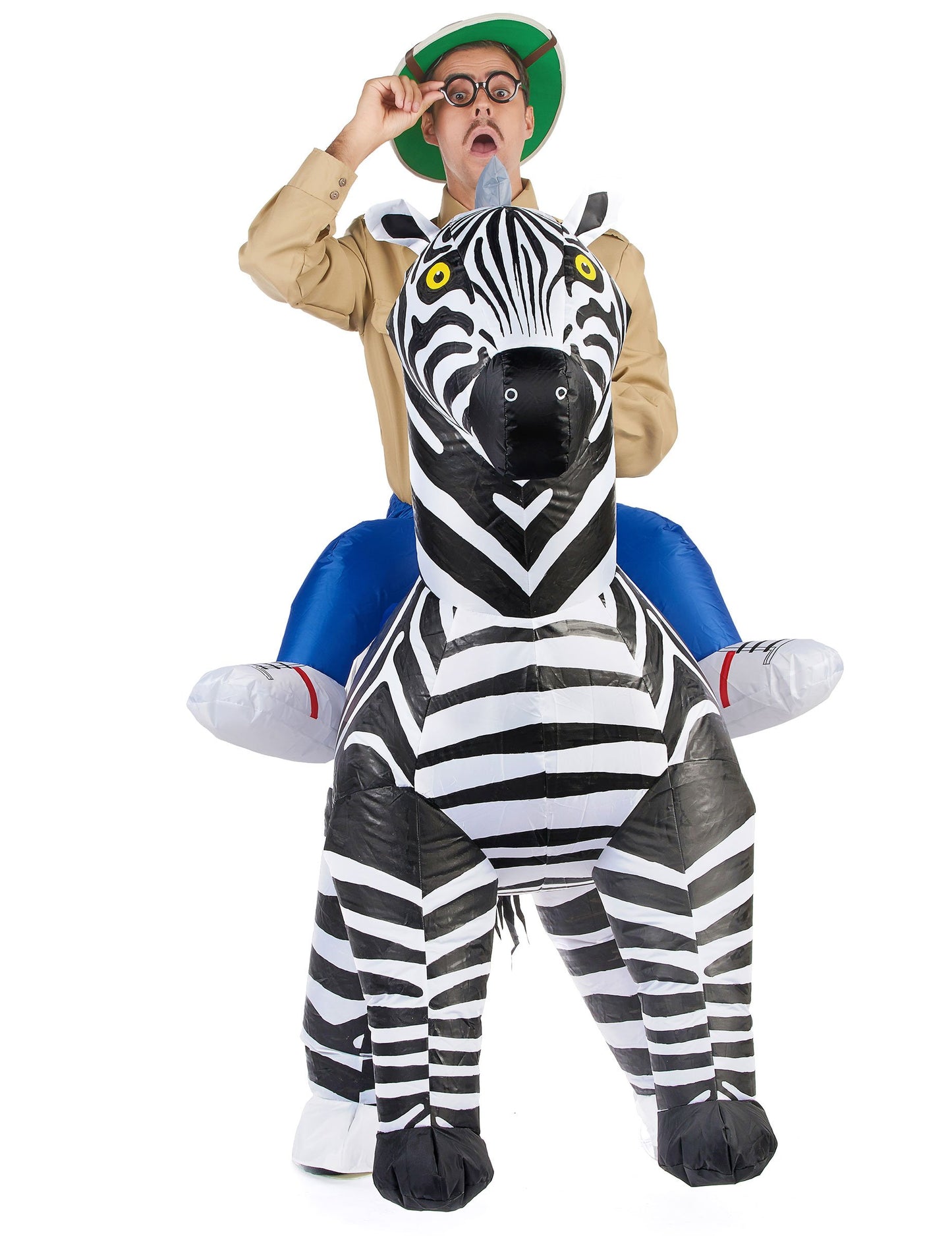 Kostým nafukovací zebra dospělých