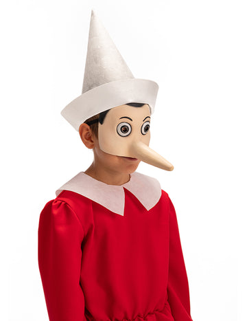 Half Latex Pinocchio Mask pro dospělé