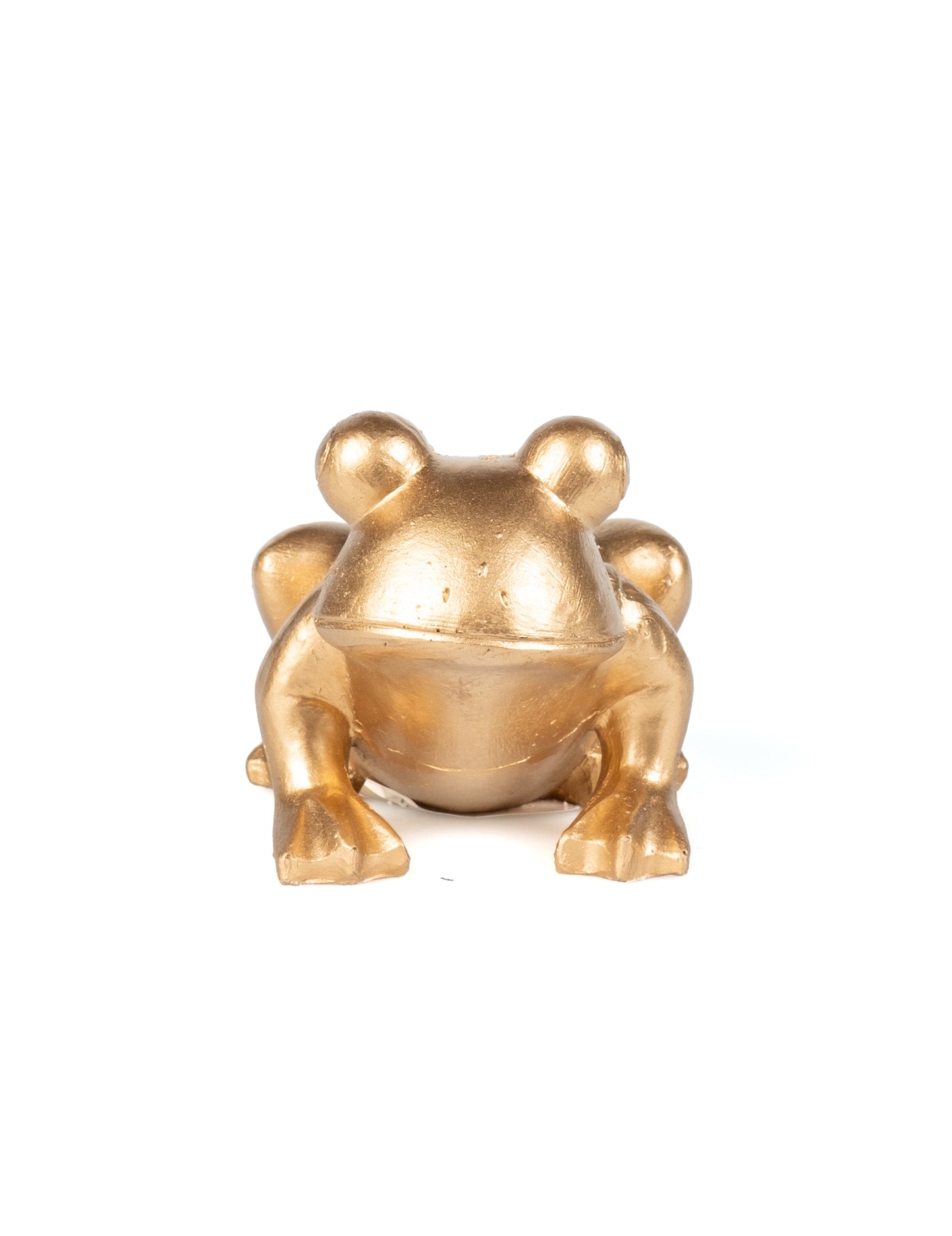 Golden Resin Frog 10 cm