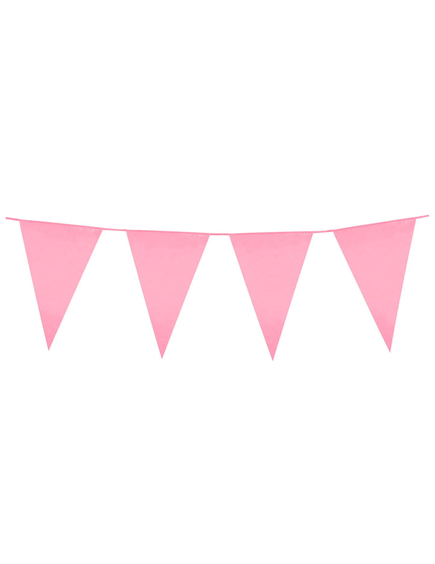 Pink Pennant Garland 10m