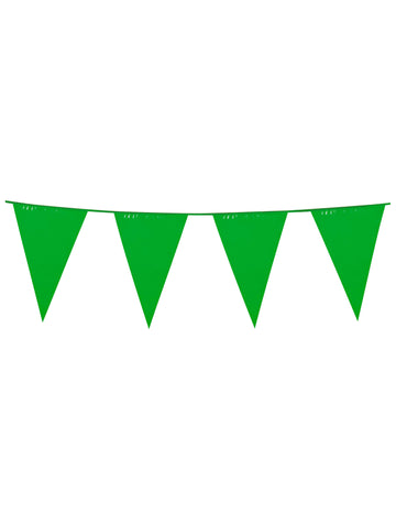 Green Pennant Garland 10m