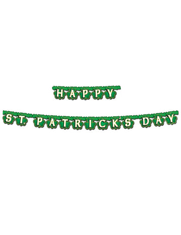 Guirland Happy St. Patrick's Day Verte 2 m