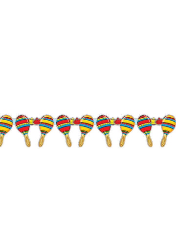 Mexiko Maracas Garland 3 metry