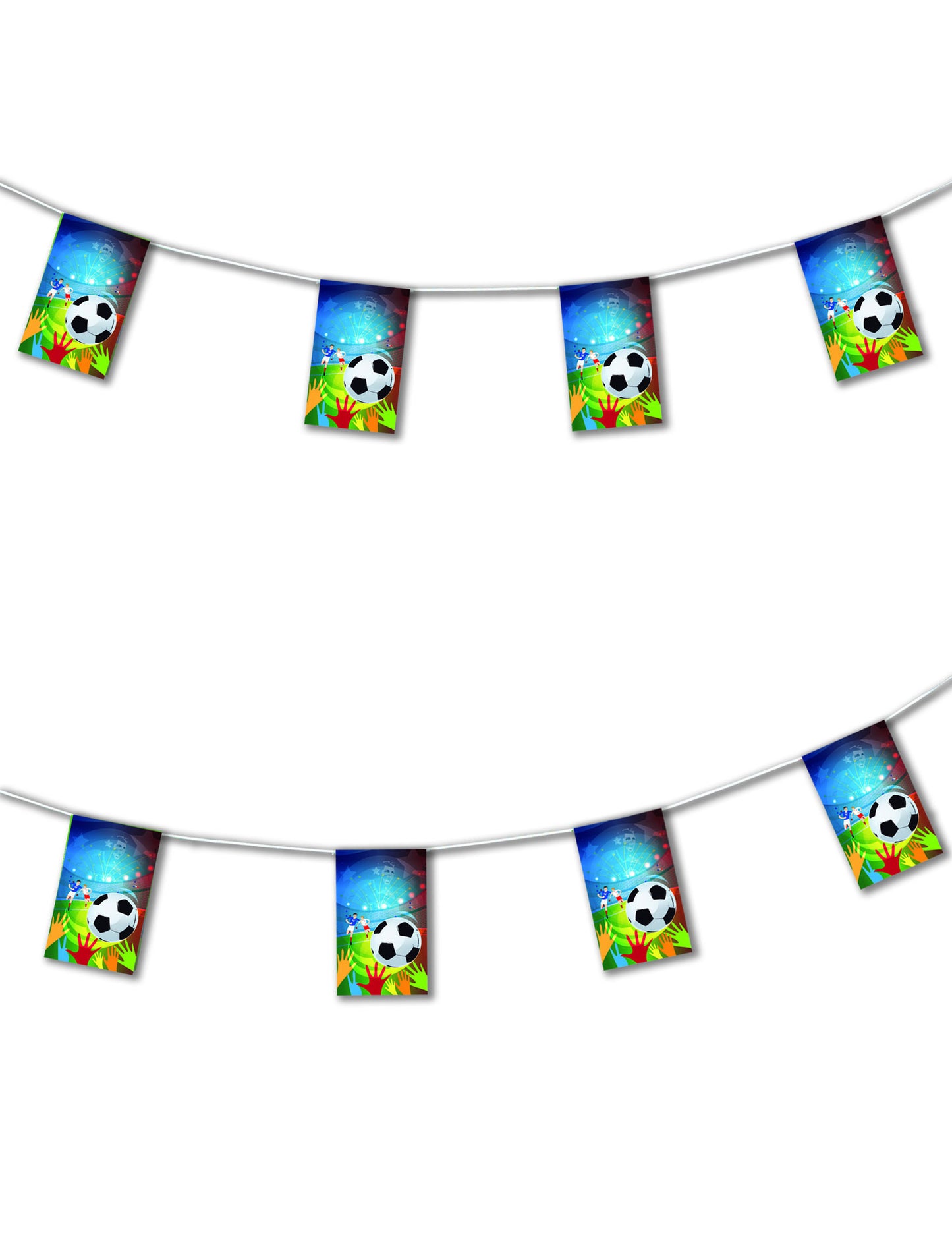 Fotbal FireProof Paper Garland 4,5 m