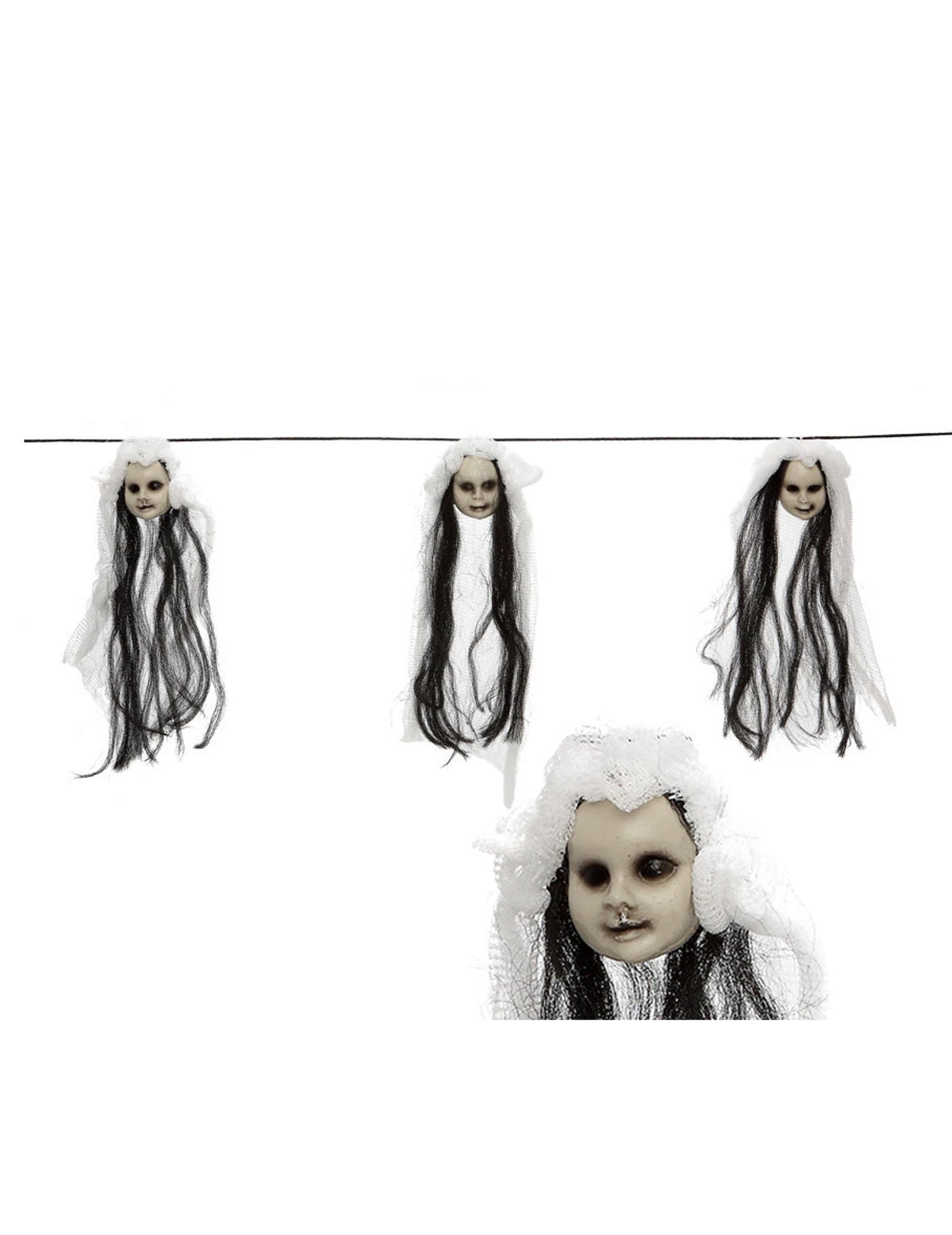 Garland Doll Heads 153 cm