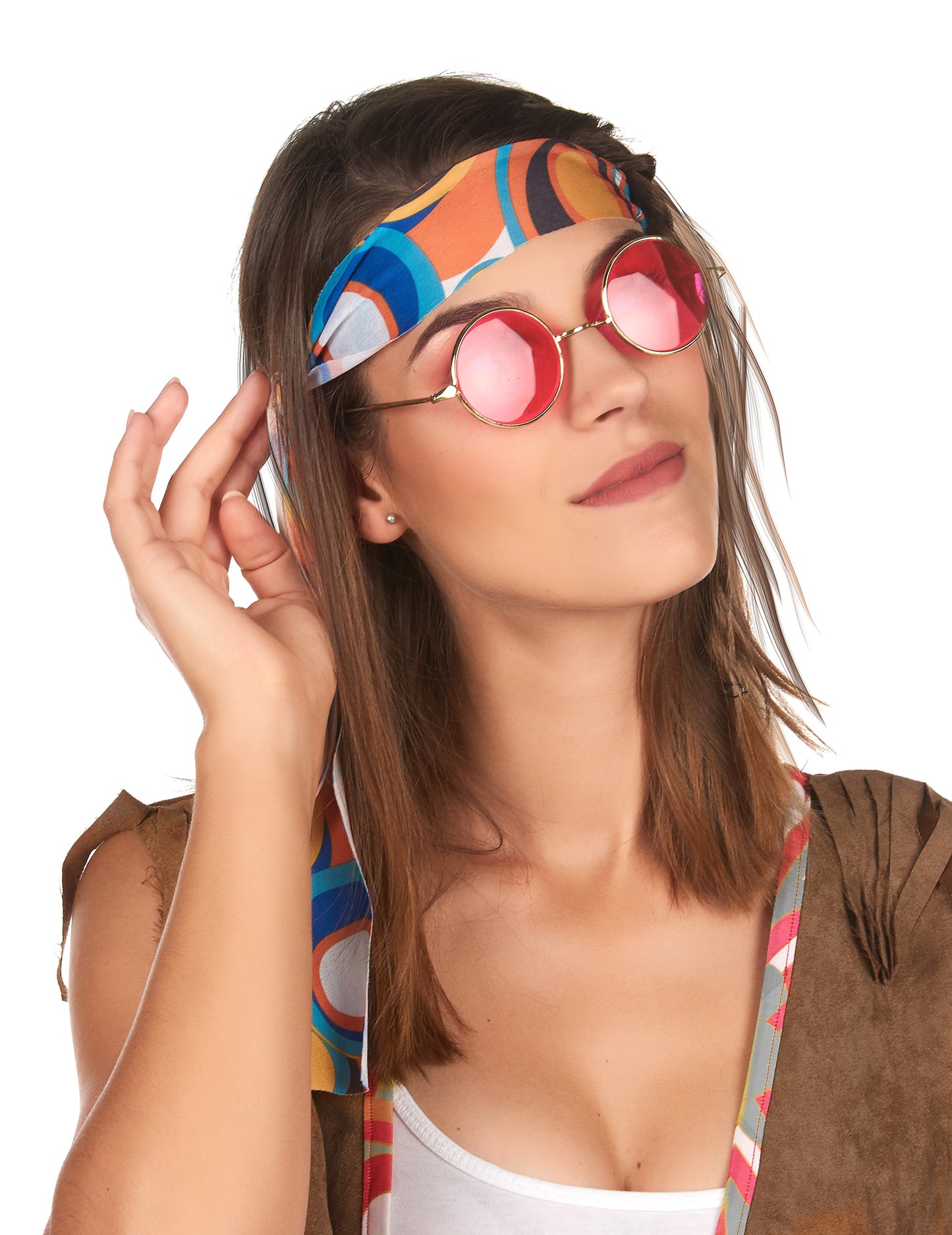 Kit Retro Adult Hippie Accessories