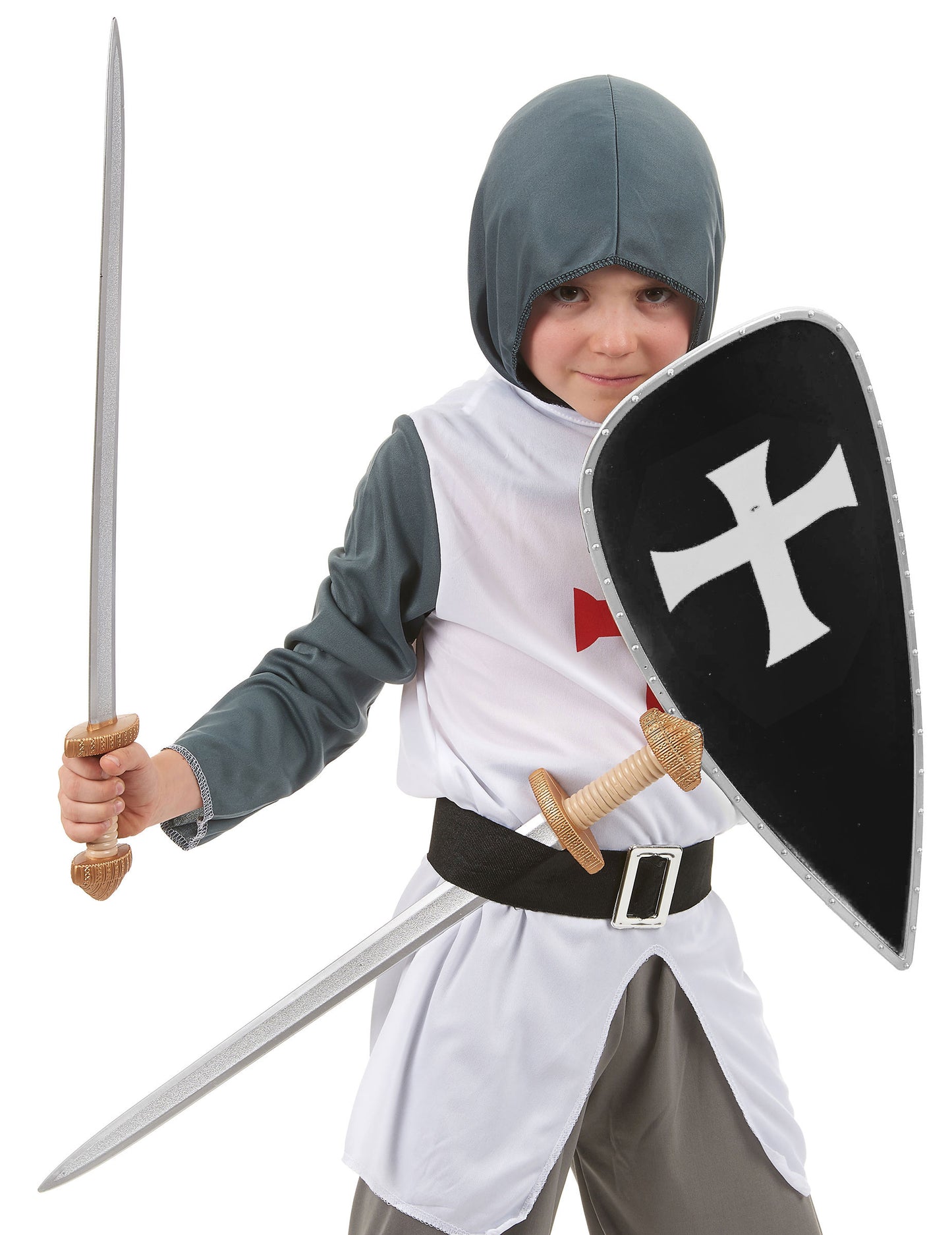 Sada štítů a 2 Knight Knight Children