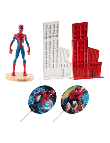 Spiderman 8 cm Spiderman Cake Decoration Kit