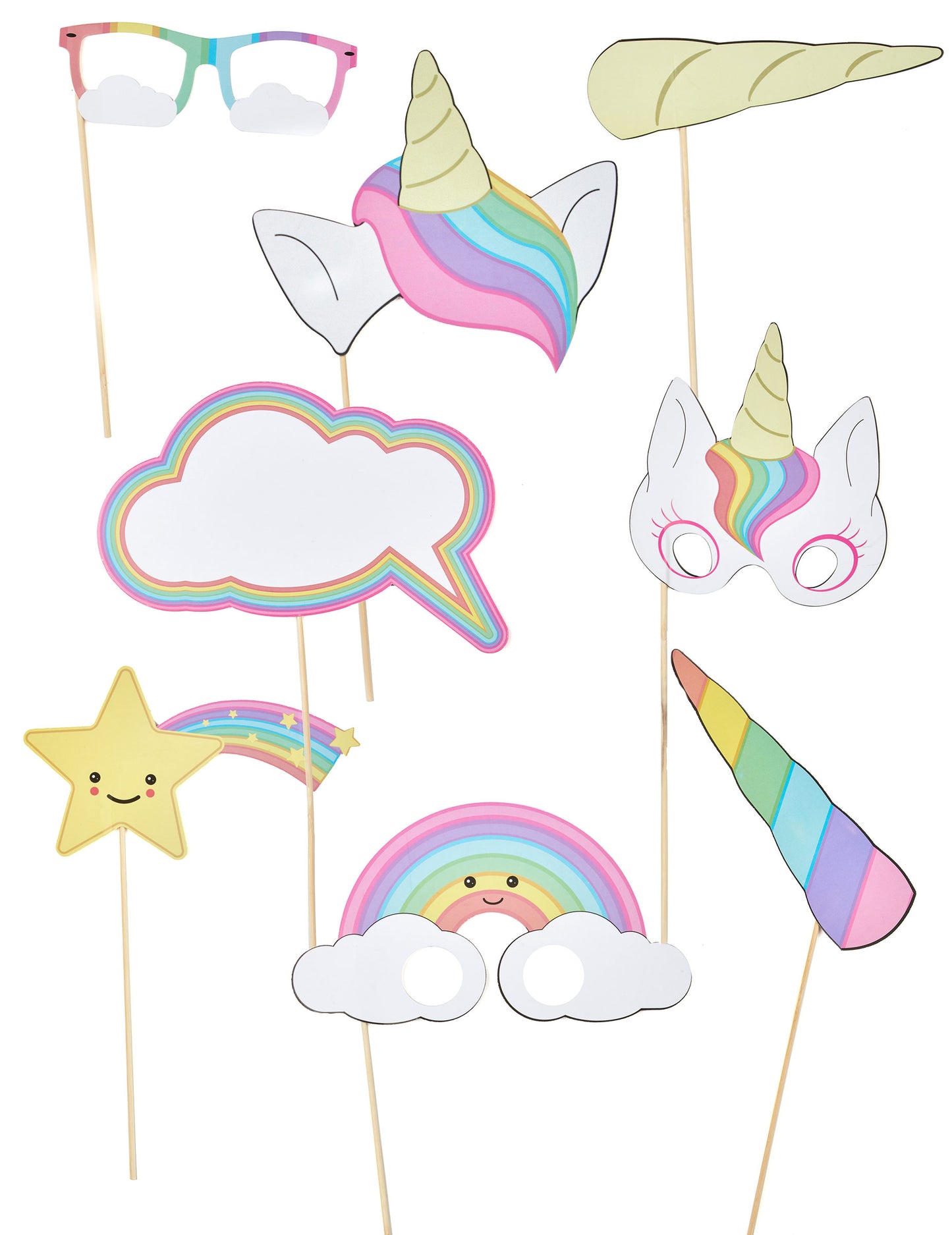 Baby Photobooth Kit Unicorn 8 Příslušenství