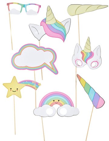 Baby Photobooth Kit Unicorn 8 Příslušenství