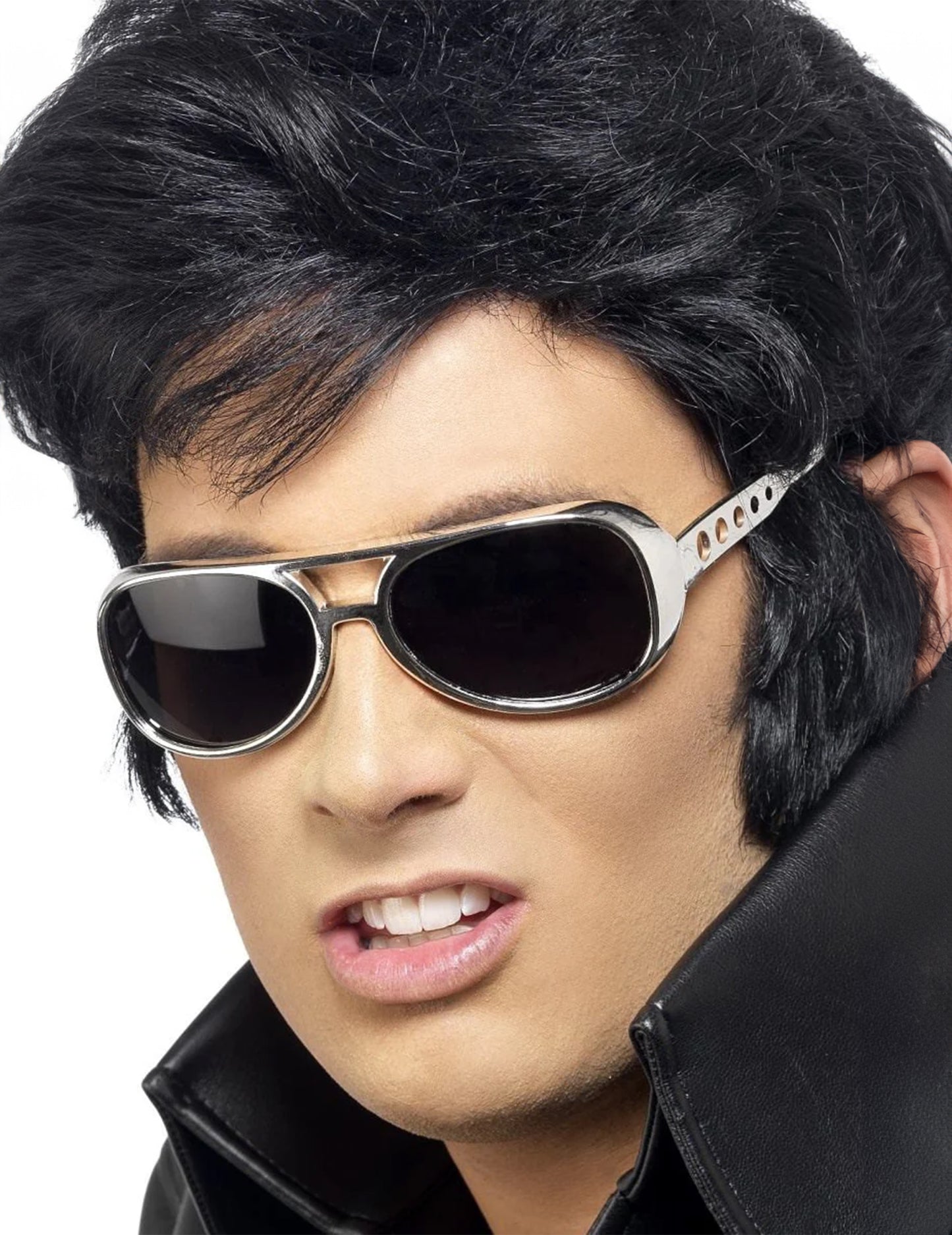 Dospělé stříbrné brýle Elvis