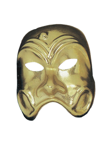 Adult Gold Comedy Mask