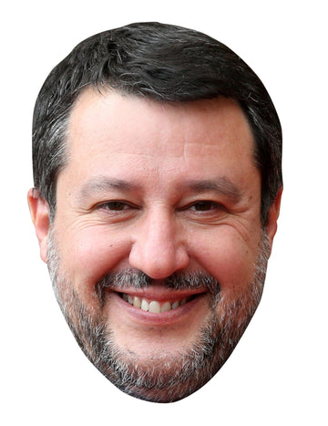 Matteo Salvini pro dospělé kartonové masky