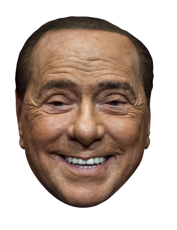 Lepenková maska ​​Silvio Berlusconi dospělý