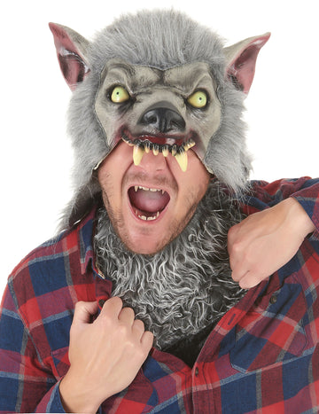 Latex Mask Loup Garou Adult