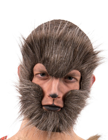 Adult Brown Wolf Mask