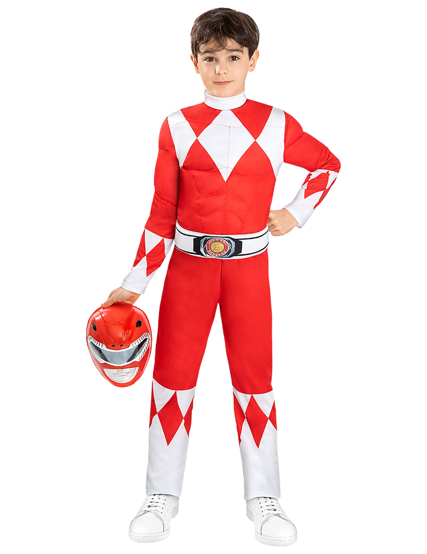 Dětská červená maska Power Ranger