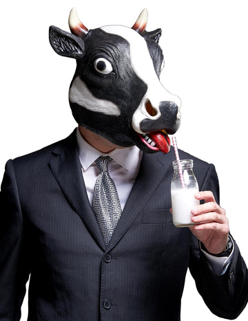 Adult Horn Cow Mask