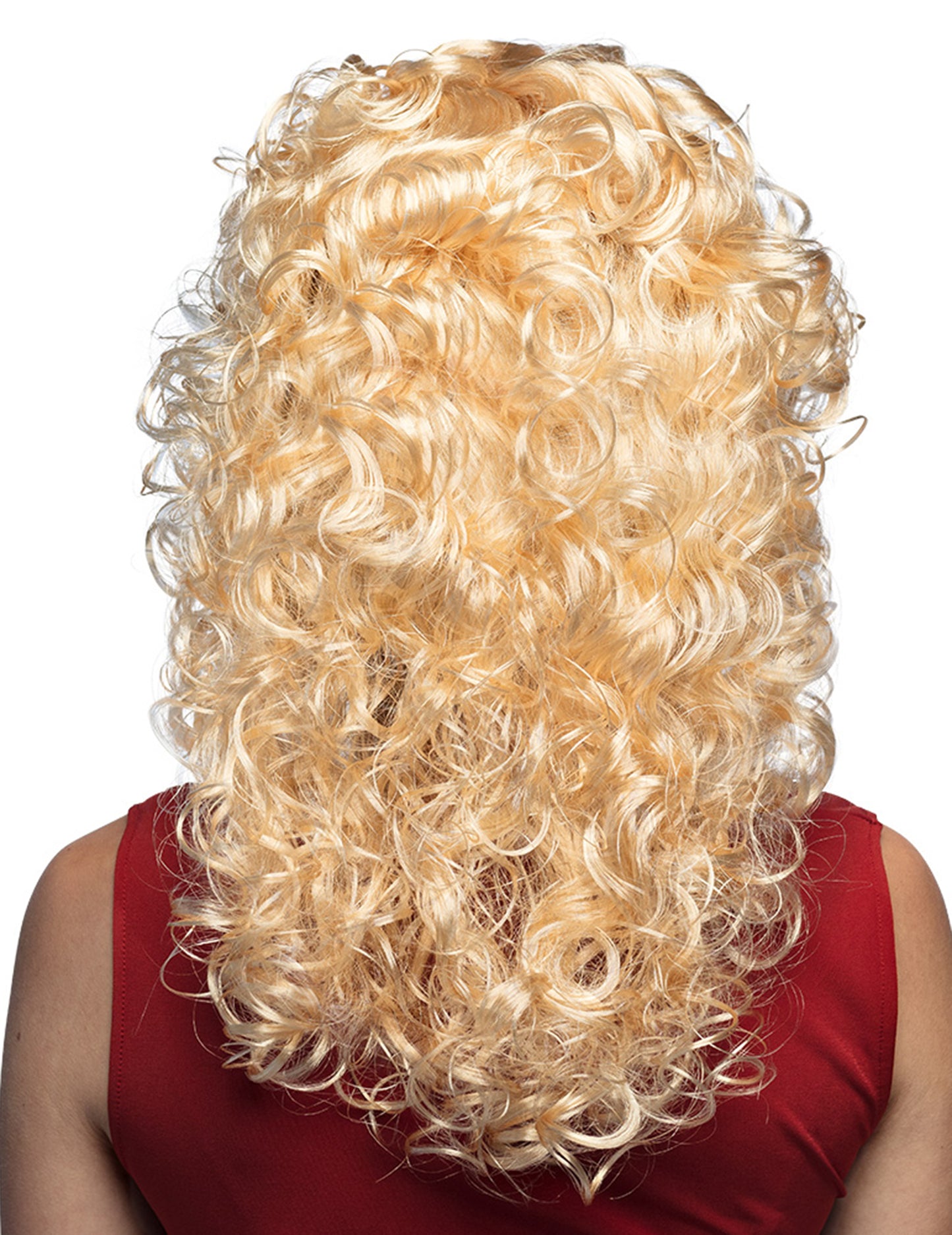 Blonde Curly Wig of Star of Women's Pop