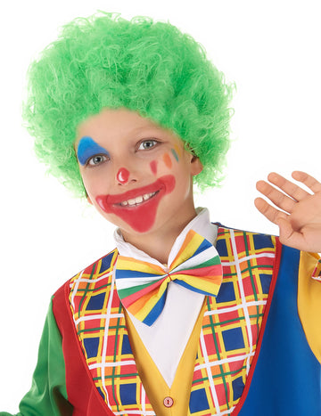 Green Child Clown paruka