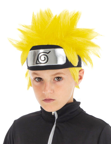 Naruto Shippuden žlutá dětská paruka