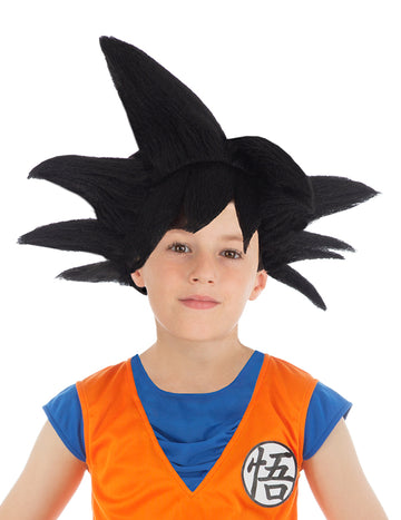 Černá paruka Goku Saiyan Dragon Ball Z Děti